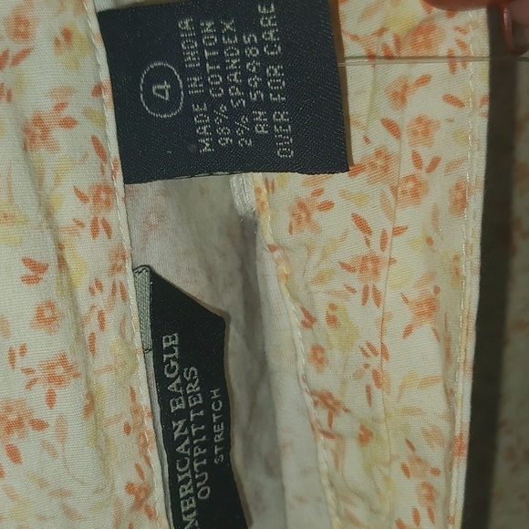 American Eagle Outfitters Stretch Zip Dainty Floral Sz. 4 Skirt - Picture 10 of 12